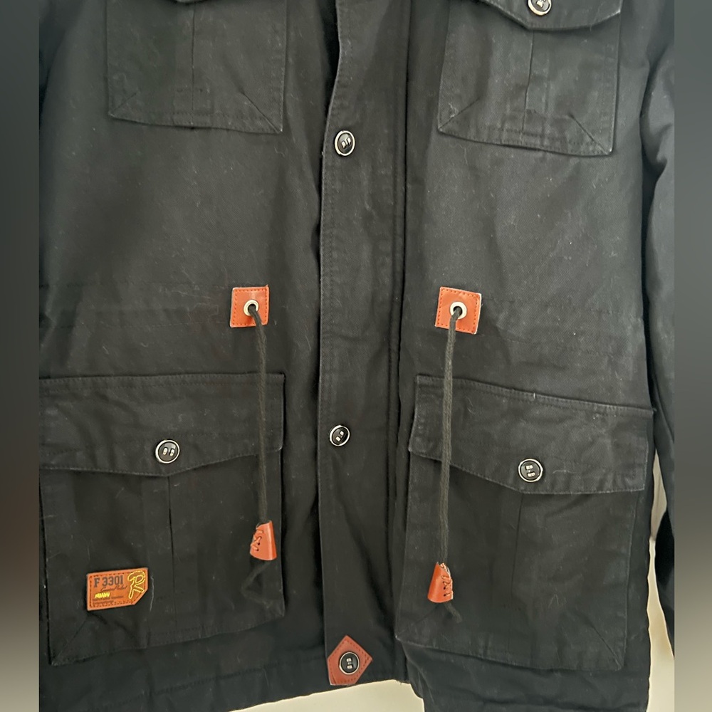 Grizzly Tactical Lined Jacket Mens Coat,  Size Small, Black - Picture 3 of 12